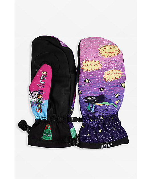 Salmon Arms Kai & Nolan Team Snowboard Mittens | Zumiez