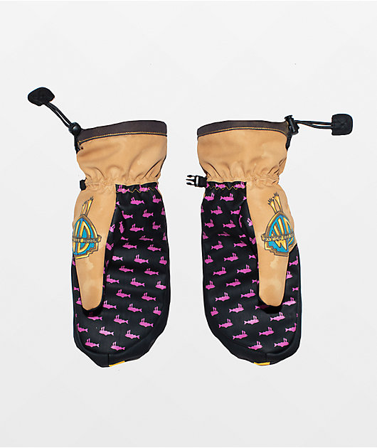 Salmon Arms Taz Darrah Team Snowboard Mittens | Zumiez