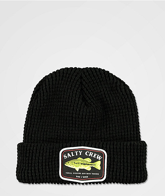 Salty Crew Bigmouth Black Beanie