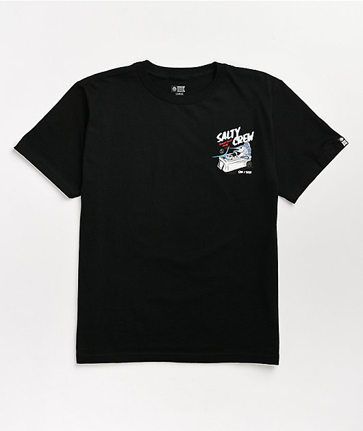 Salty Crew Boys Chillin Black T-Shirt