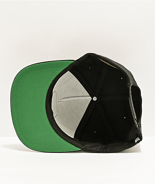 Salty Crew Fishstone Black Snapback Hat