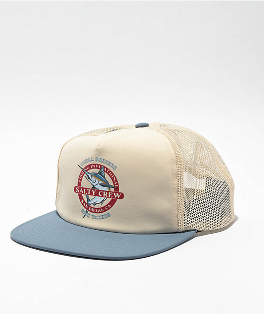Salty Crew Interclub Natural Trucker Hat