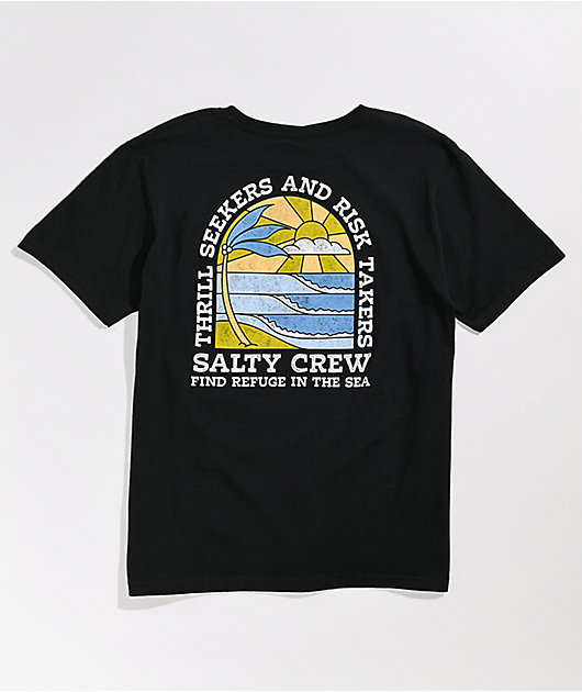 Salty Crew Kids' Paradiso Black T-Shirt