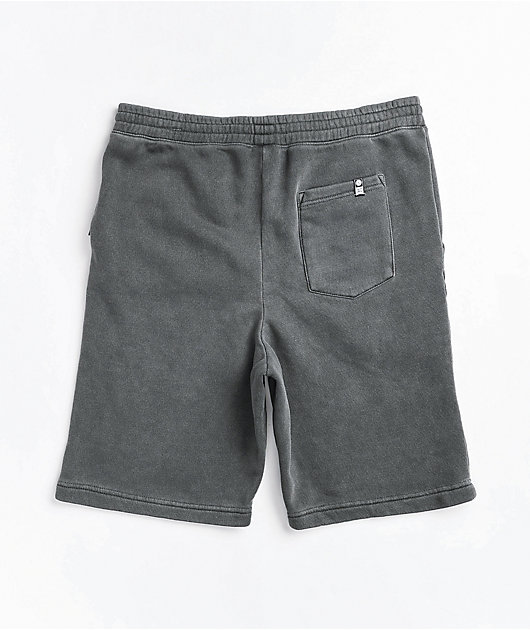 Salty Crew Refuge Black Sweat Shorts
