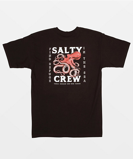 Salty Crew Squiddy Black T-Shirt