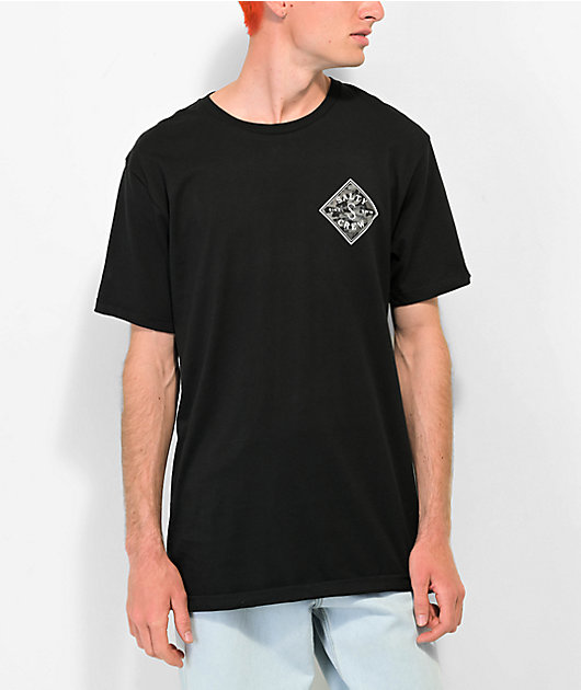 Salty Crew Tippet Camo Fill Black T-Shirt