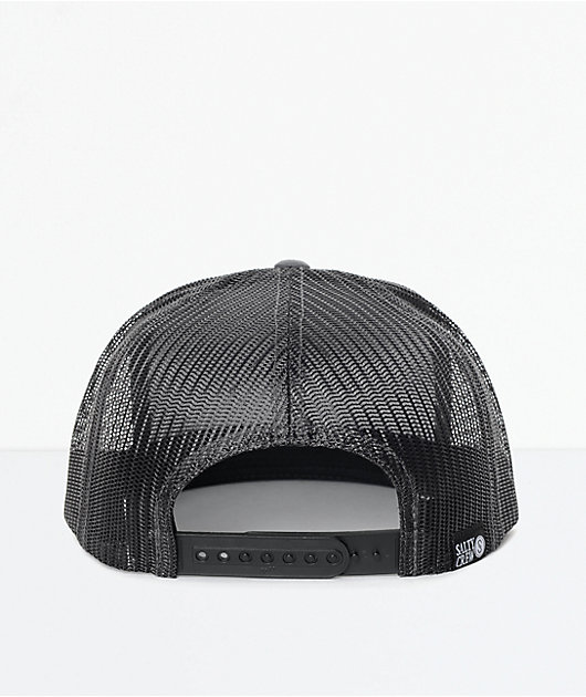 Salty Crew Tippet Grey & Black Trucker Hat