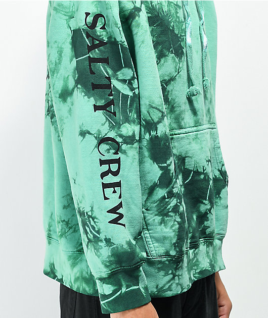 Salty Crew Tippet Sea Blue Tie Dye Hoodie