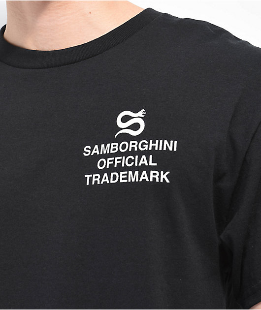 Samborghini 8 Ball Cherry Black T-Shirt