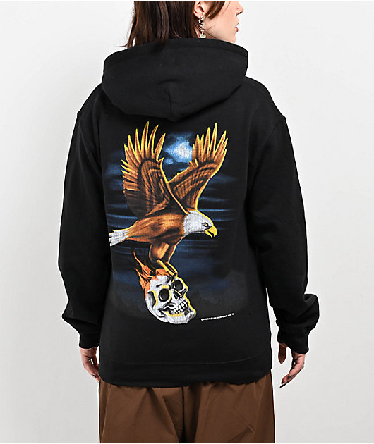 Samborghini Eagle Skull Black Hoodie | Zumiez