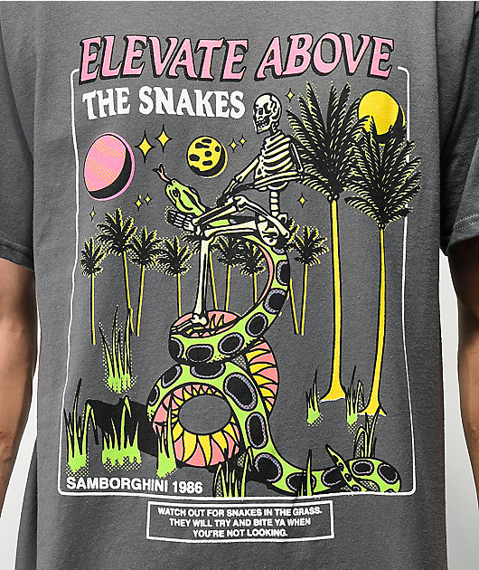 snaked lows Tシャツ Amazon.co.jp: SNAKED LOWS T-shirt The Ga Zette E REITA