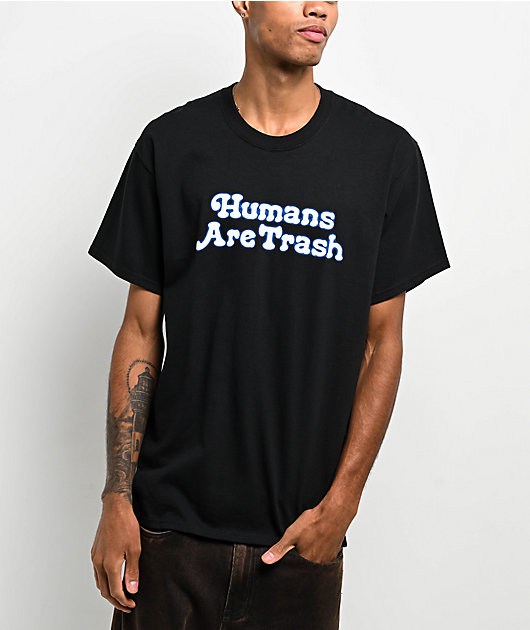 Samborghini Humans Are Trash Black T-Shirt