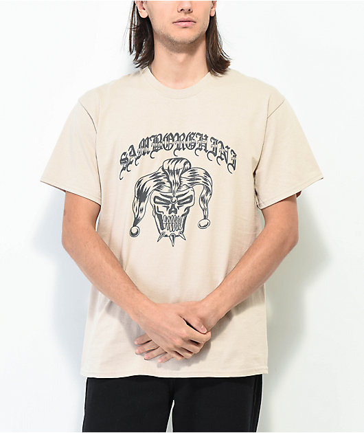 Samborghini Old English Jester Natural T-Shirt