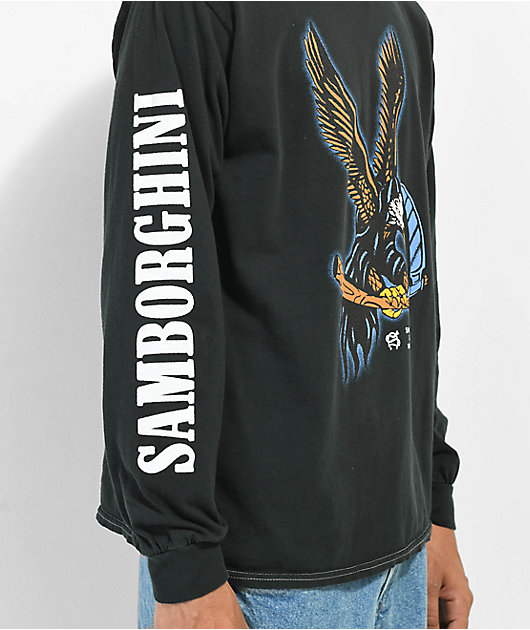 Samborghini Reaper Eagle camiseta negra de manga larga