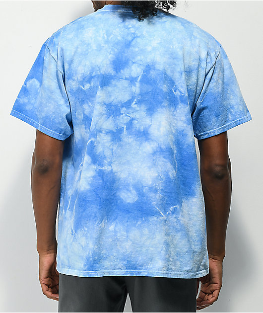 Samborghini Slow Down Blue Tie Dye T-Shirt