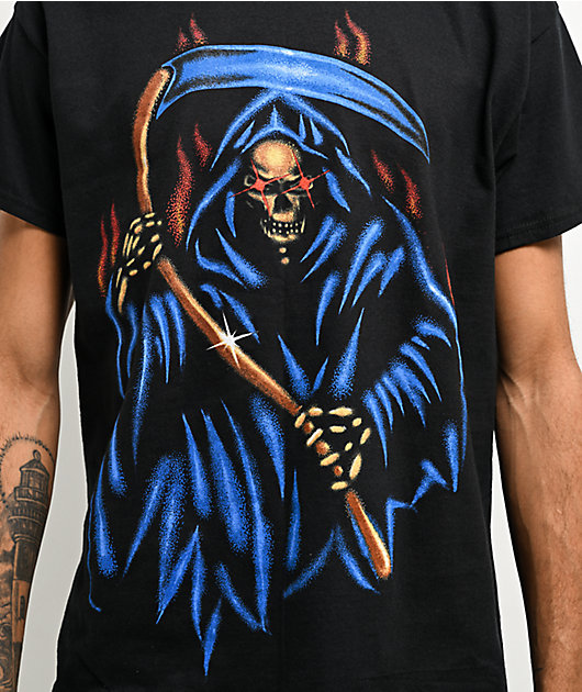 Samborghini Velvet Reaper Black T-Shirt
