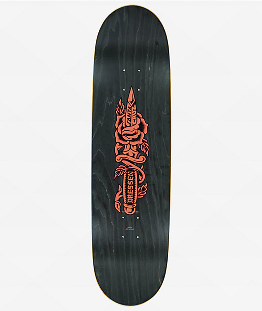 Santa Cruz 8.7" Dressen Rose Dagger Skateboard Deck