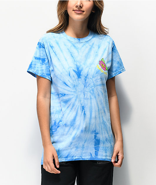 Santa Cruz Baked Dot Blue Tie Dye T-Shirt