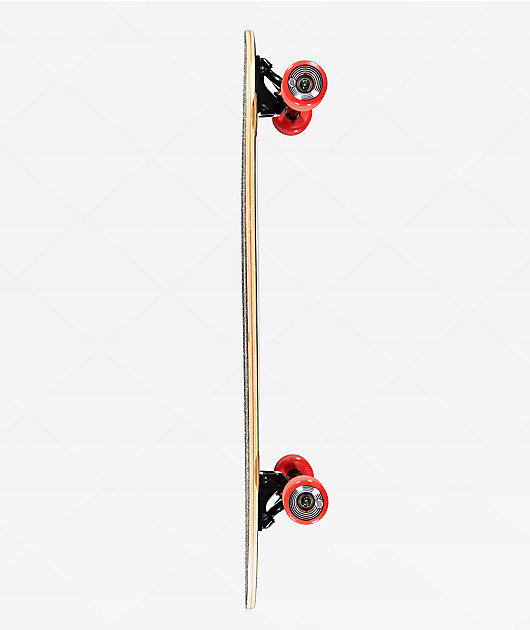 Santa Cruz Banner Check Route 33" Pintail Longboard Complete