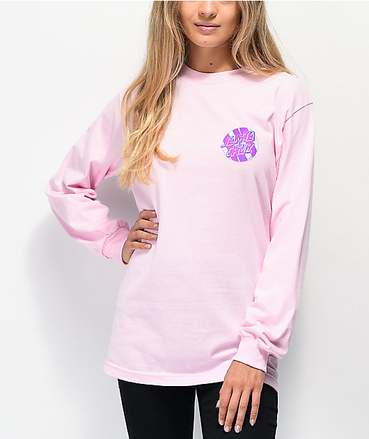 santa cruz pink long sleeve