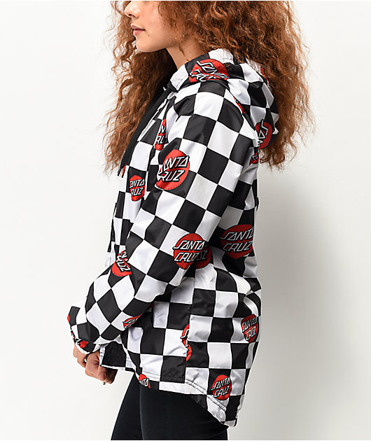 Santa Cruz Checker Dot Windbreaker Jacket