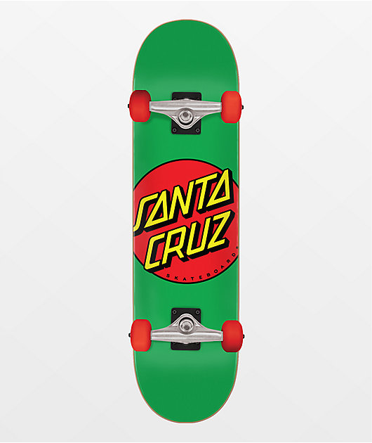 Santa Cruz Skateboard Complete Classic Dot Green 7.8" x 31" 