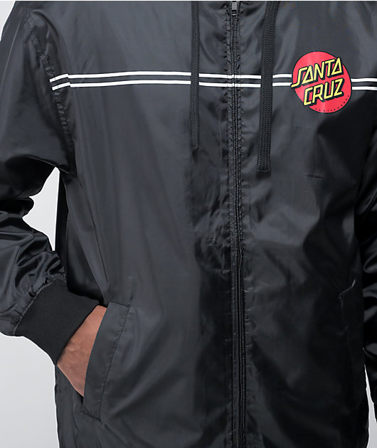 black santa cruz windbreaker