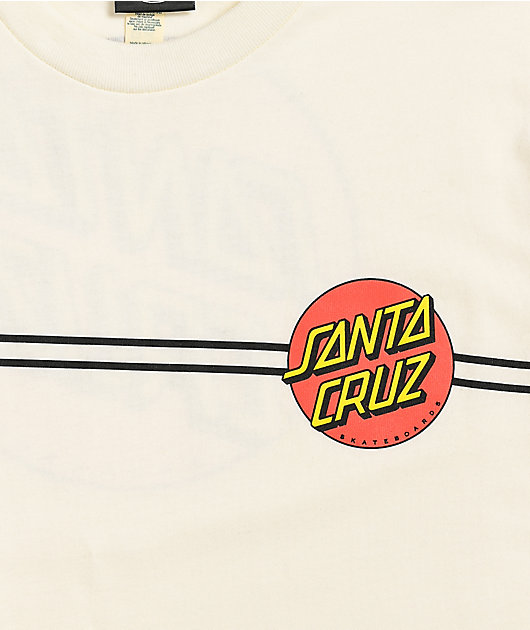 Santa Cruz Classic Dot Natural T-Shirt