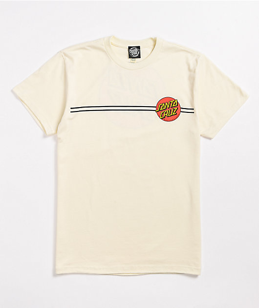 Santa Cruz Classic Dot Natural T-Shirt
