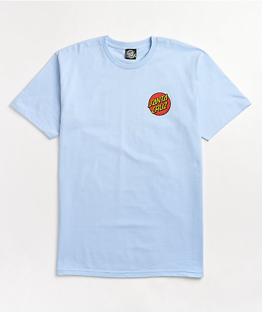 Santa Cruz Classic Dot Powder Blue T-Shirt
