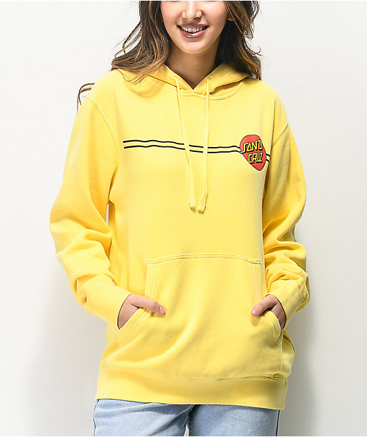yellow skate hoodie