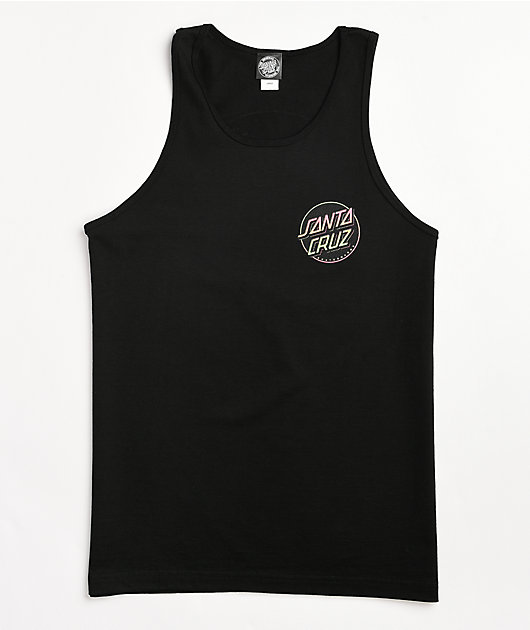 Santa Cruz Contra Dot Black Tank Top