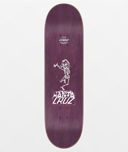 Santa Cruz Delfino Puppet Master Feelbase 8.25" Skateboard Deck