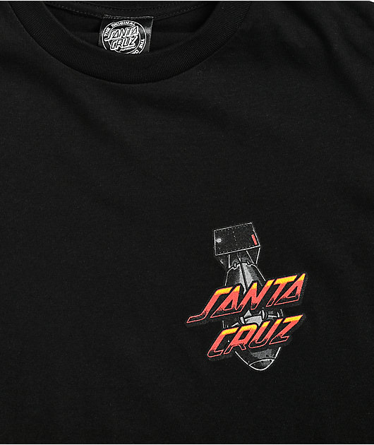 Santa Cruz Doom Dot Black T-Shirt