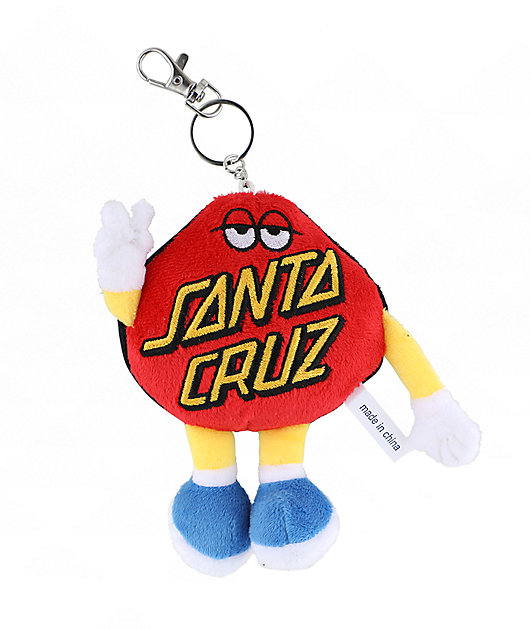 Santa Cruz Dot Guy Plush Bag Charm
