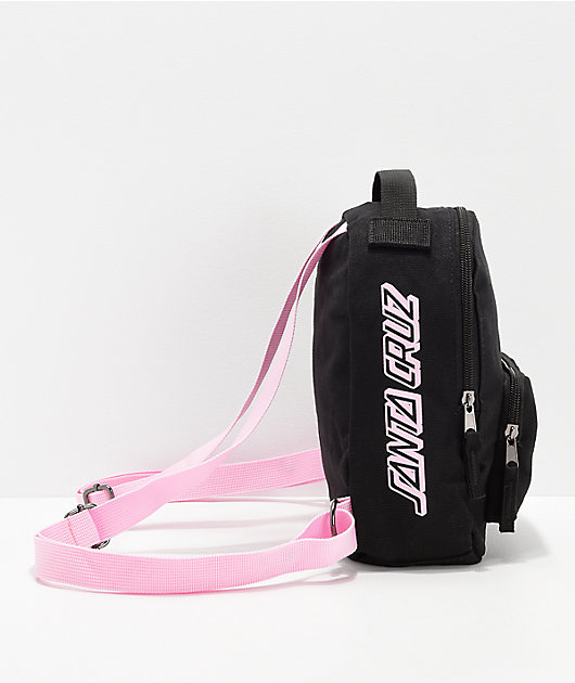 Santa Cruz Dot Pink & Black Mini Backpack