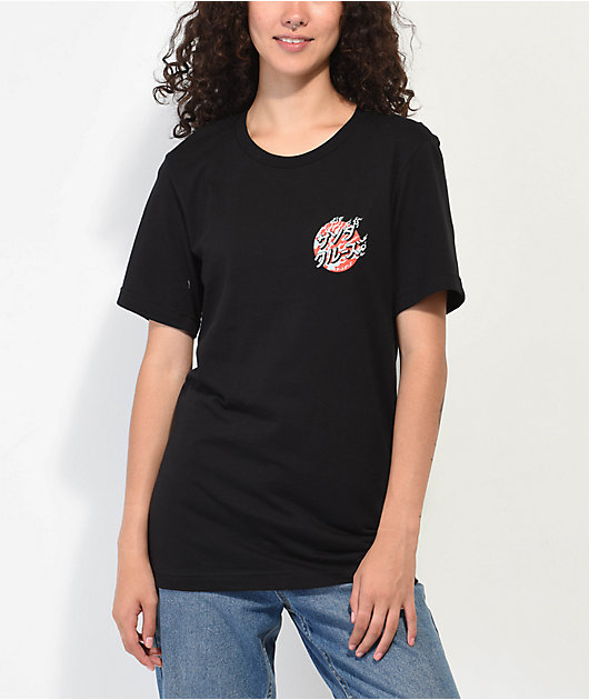 Santa Cruz Dragon Dot Black T-Shirt