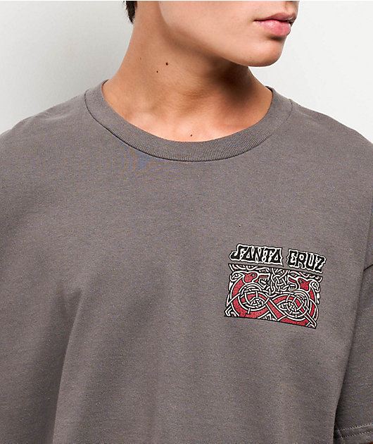 Santa Cruz Dressen Evo Charcoal T-Shirt