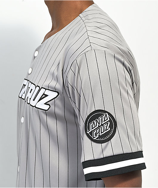 Santa Cruz Dryden Grey Baseball Jersey