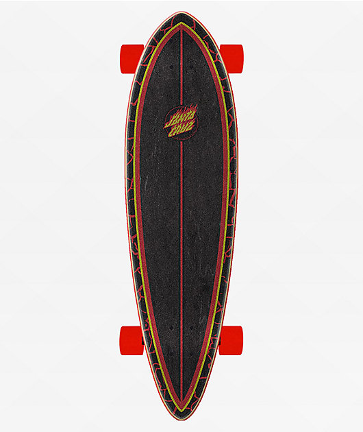 Santa Cruz Flame Ringed 33" Pintail Cruiser Complete