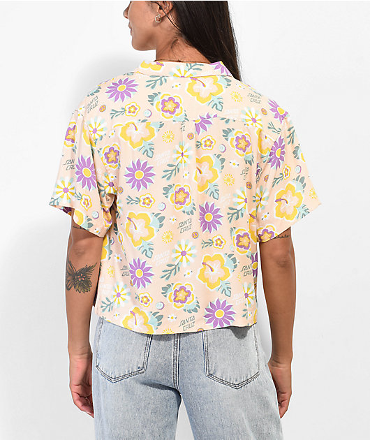 Santa Cruz Free Spirit Floral camisa de manga corta