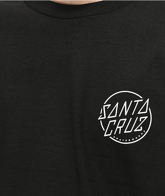 Santa Cruz Gateway Hand Black Long Sleeve T-Shirt