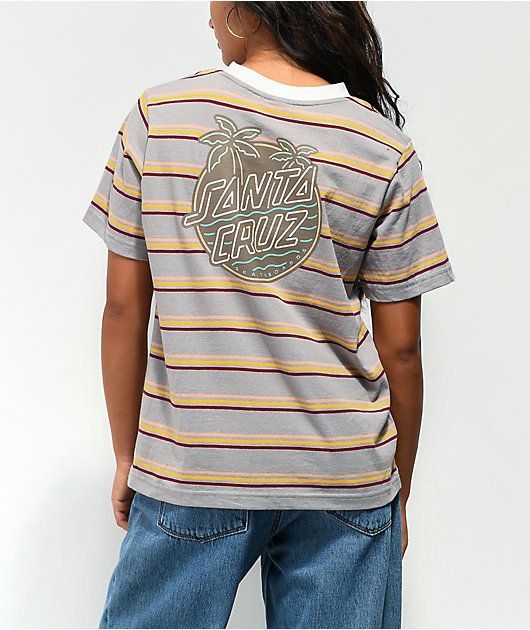 Santa Cruz Glow Dot Grey Sunrise Stripe 