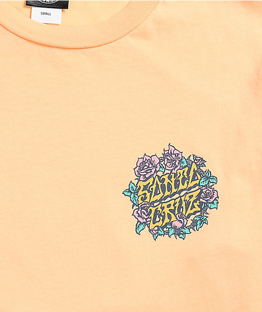 Santa Cruz Grateful Dot Peach Long Sleeve T-Shirt