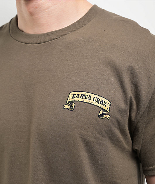 Santa Cruz Guzman Dining Dot Olive T-Shirt