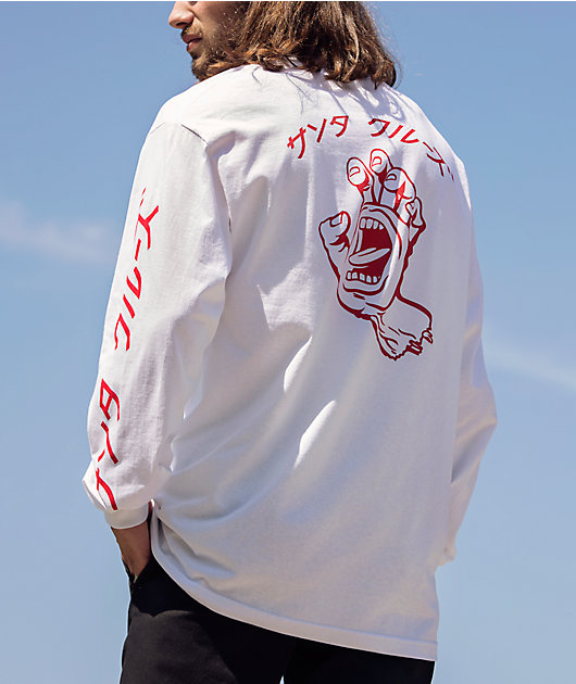 Santa Cruz Hando White Long Sleeve T-Shirt