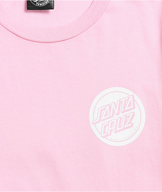 Santa Cruz Iridescent Hand Pink & Blue Dip Dye T-Shirt