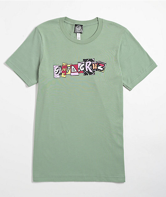 Santa Cruz Kickback Strip Sage T-Shirt