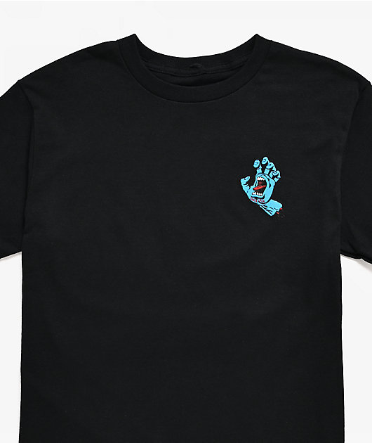 Santa Cruz Kid's Screaming Hand Black T-Shirt
