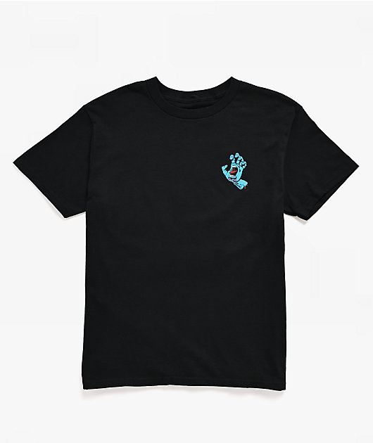 Santa Cruz Kid's Screaming Hand Black T-Shirt